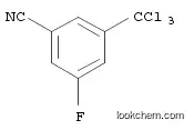 Molecular Structure of 1121586-25-1 (3-Fluoro-5-(trichloromethyl)benzonitrile)